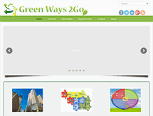 Tablet Screenshot of greenways2go.com